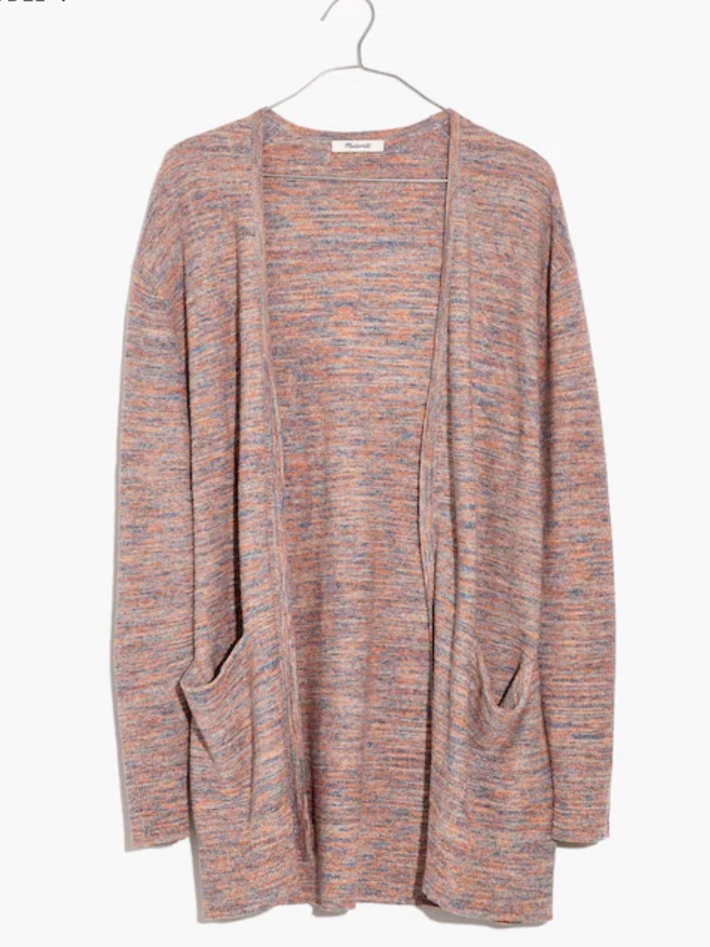 Madewell Marled Summer Ryder Cardigan Sweater